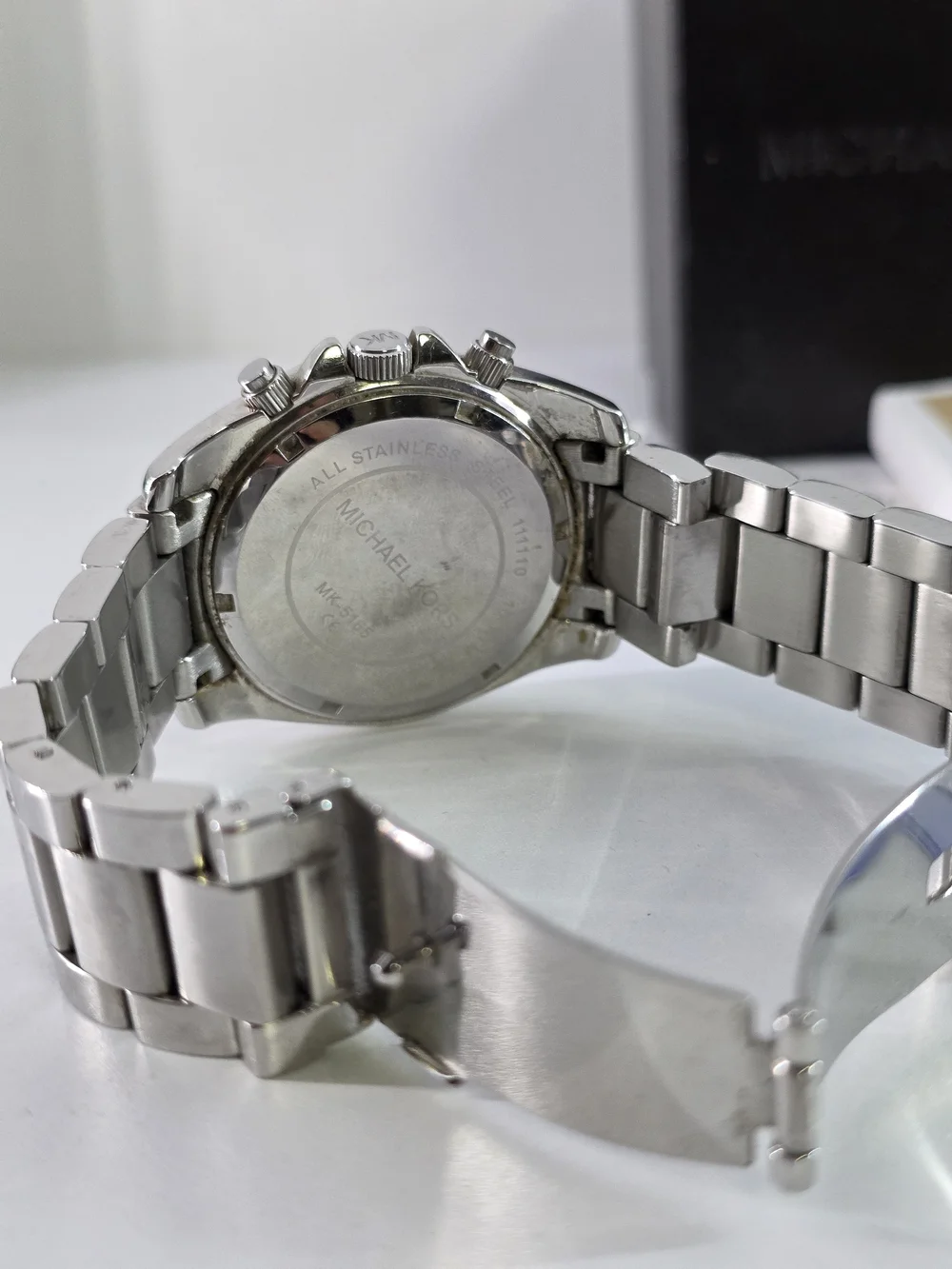 Michael Kors Men’s Silver Stainless Steel Watch - Full Inclusion W/ COA